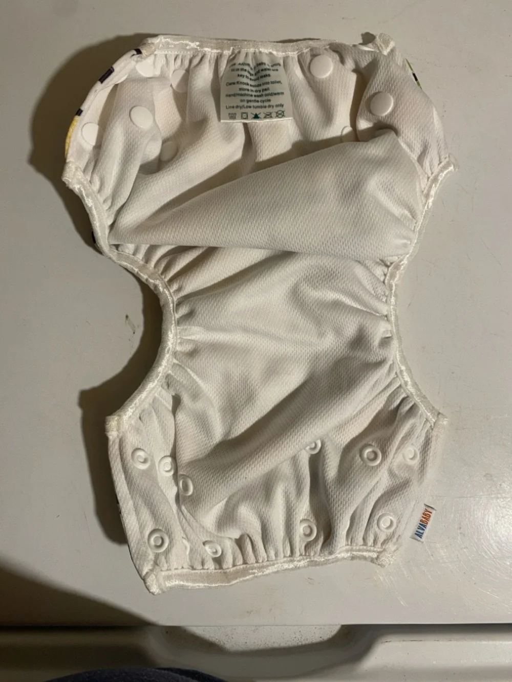 Alva baby Reusable Baby Swim Diaper Cover - Yellow Lemon Print